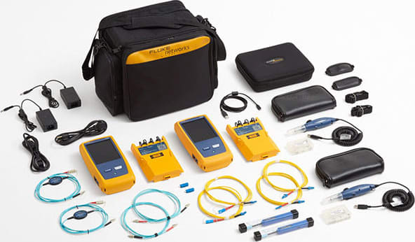 Fluke Networks CFP-100-QI-W CertiFiber PRO Quad OLTS with Double Ended Inspection and Wifi