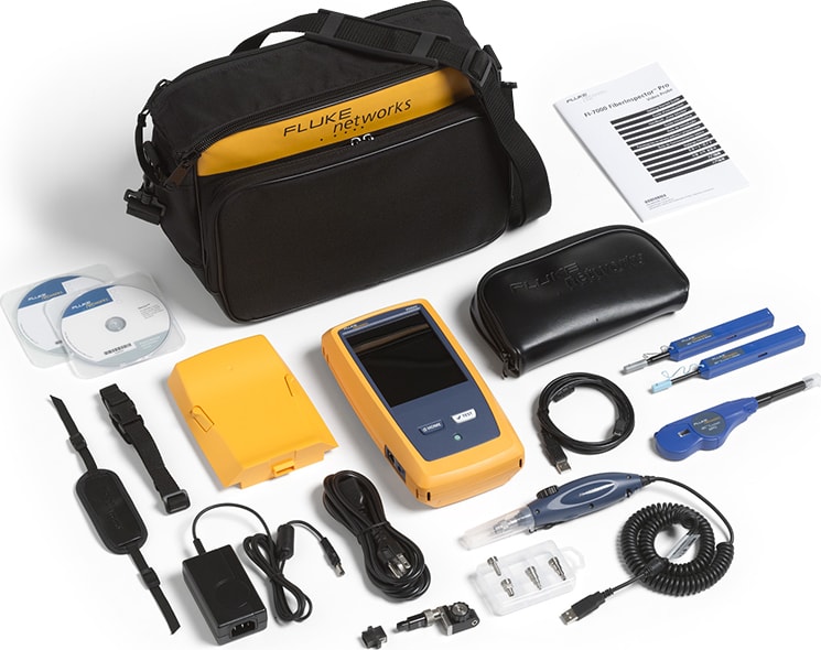 Fluke Networks FI-7000-MPO 120 FiberInspector Pro with MPO and Cleaning