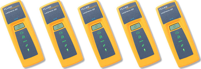Fluke Networks LSPRNTR-200-5PK LinkSprinter 200 Network Tester - 5 Pack