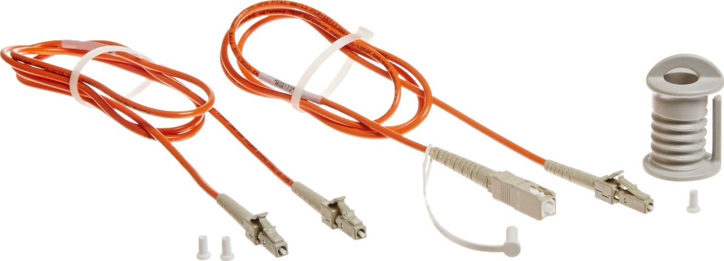 Fluke Networks NFK1-SMPLX-LC Simplex Multimode Test Reference Cord (62.5 um, 1m Cable Length, SC/LC, LC/LC), (Set of 2)