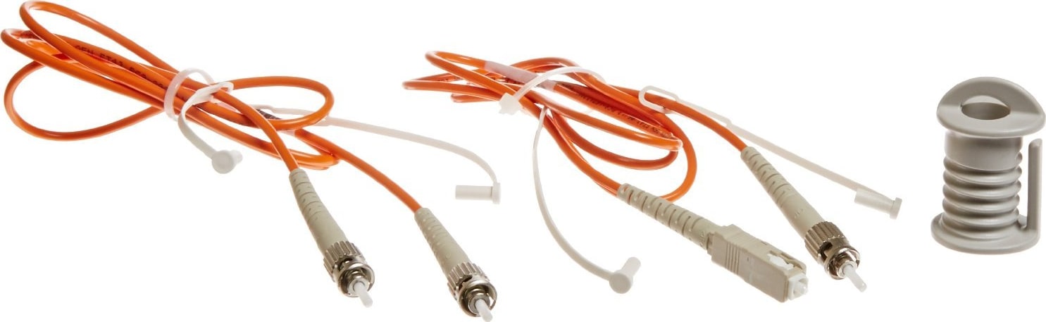 Fluke Networks NFK1-SMPLX-ST Simplex Multimode Test Reference Cord (62.5 um, 1m Cable Length, SC/LC, ST/ST), (Set of 2)
