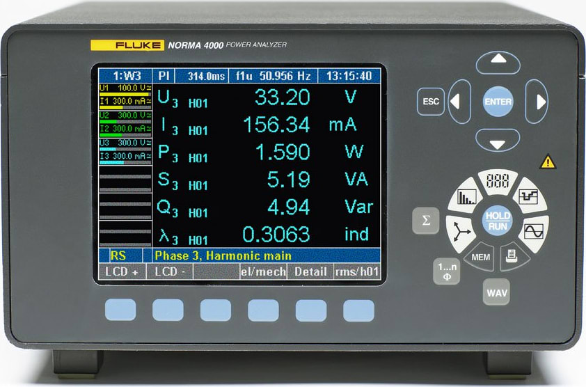 Fluke N4K 1PP54 Norma 4000 1 Phase High Precision Power Analyzer