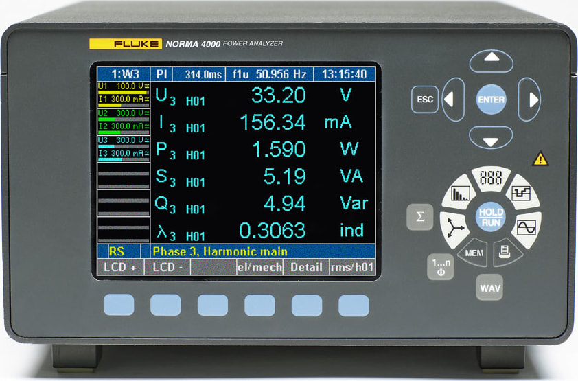 Fluke N4K 3PP42IB Norma 4000 High Precision Power Analyzer