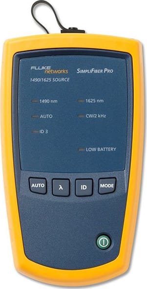 Fluke Networks SFSINGLEMODE2 SimpliFiber Pro Singlemode 1490/1625 Laser Light Source