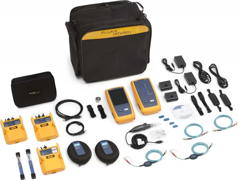 Fluke Networks OFP-CFP-MI 120 OptiFiber Pro Multimode OTDR and CertiFiber Pro Multimode Kit with Inspection