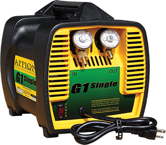 Appion G1Single - Single Cylinder, Refrigerant Recovery Machine