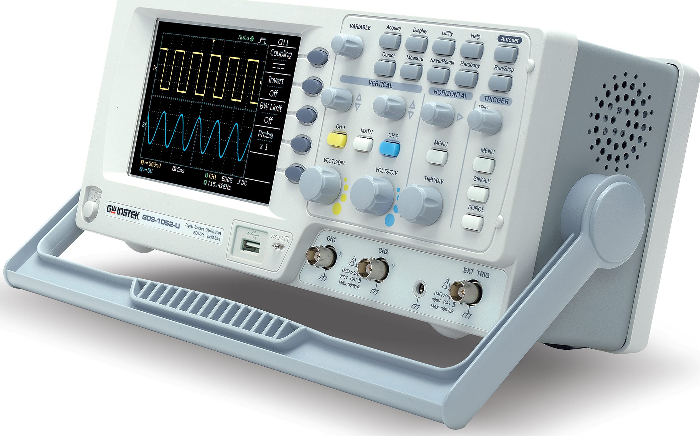 Instek GDS-1052-U Digital Oscilloscope 50MHz 2CH