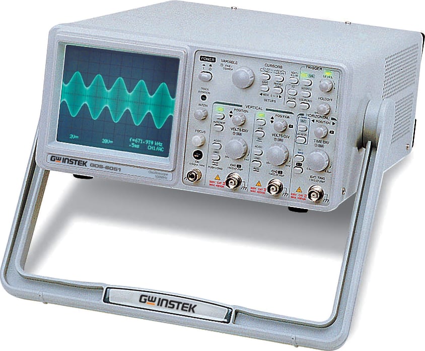 Instek GOS6051 Analog Oscilloscopes Channels 2, Bandwidth 50 Mhz
