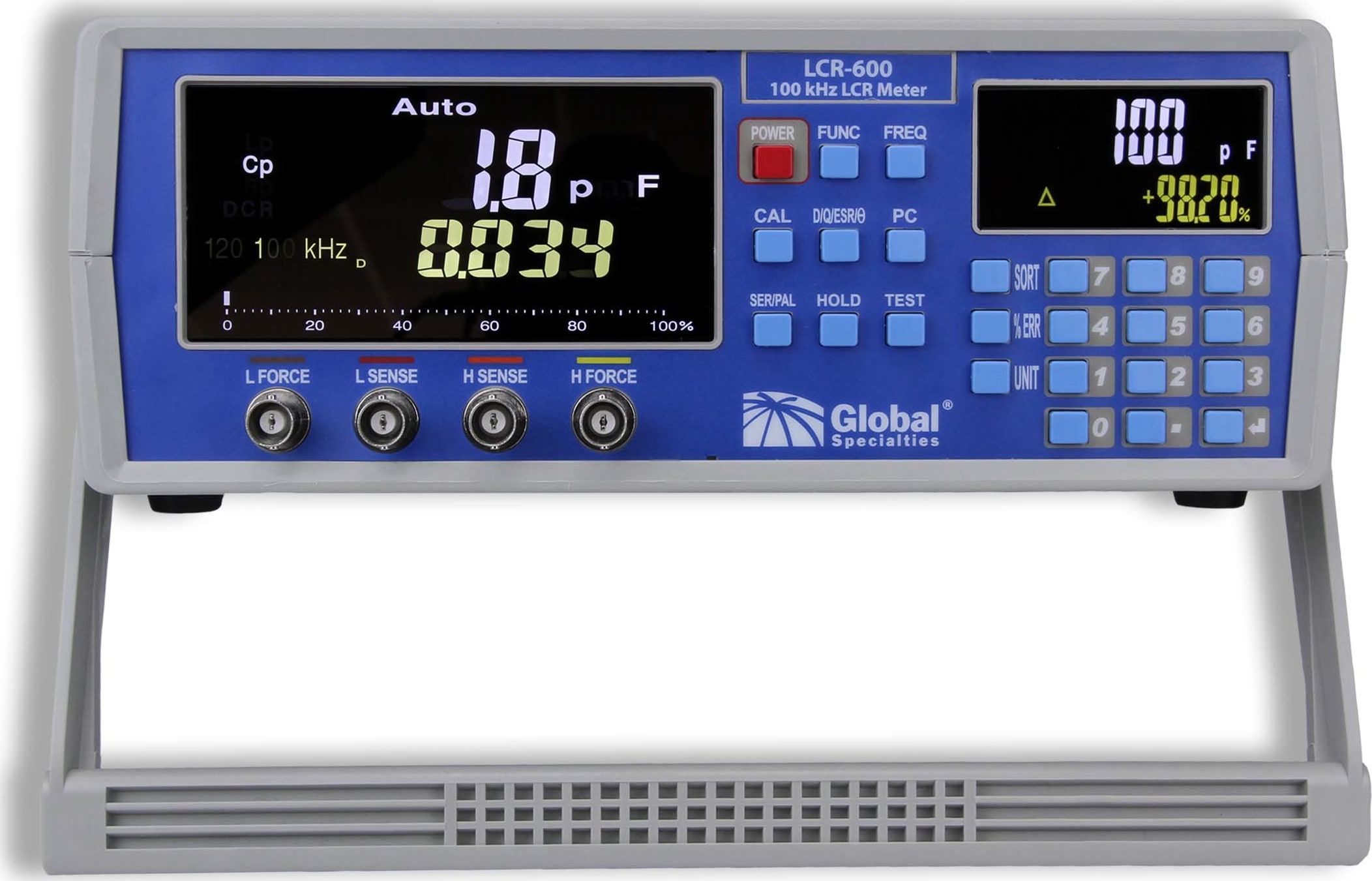 Global Specialties LCR-600 - 100 kHz High Precision LCR Meter