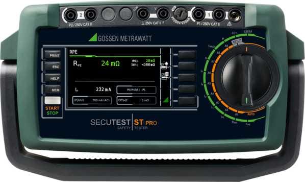 Gossen SecuTest Pro US - Test Instrument for Measuring the Electrical Safety of Medical Devices