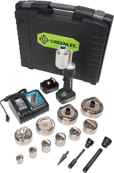 Greenlee LS100L11SB4SP Punch Set, LS100, 1/2"-4" MS Speed Punch
