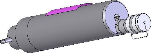 Greenlee 1738 RAM Assembly, HYD-12 Ton 7" Stroke