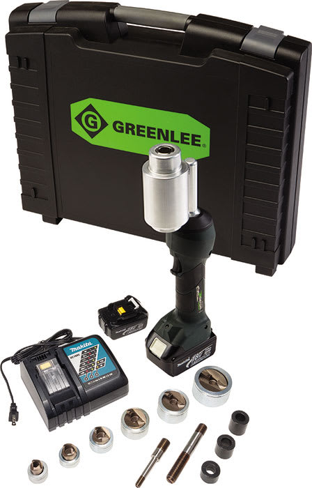 Greenlee LS100X11SS 11-Ton Tool with Knockouts, 1/2" to 2"