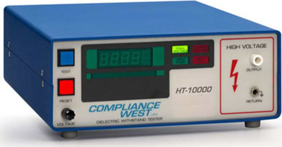 Compliance West HT-10kVPAC Hipot Tester, 0-10kVac @ 10mA