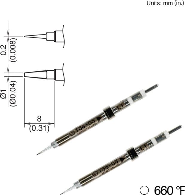 Hakko T38-03L1 - Tips for FX-1003