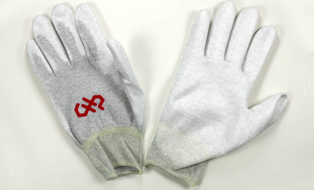 Hakko SC-0708 ESD Safe Gloves, Palm Coated - X-Large