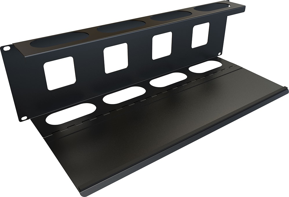Hammond Horizontal Hinged Cable Manager 3RU