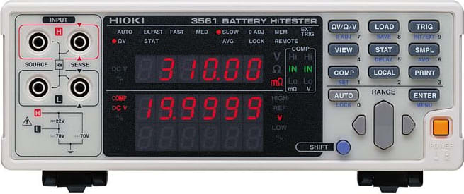 Hioki 3561 AC Milliohm Hi-Tester Battery Tester with GP-IB