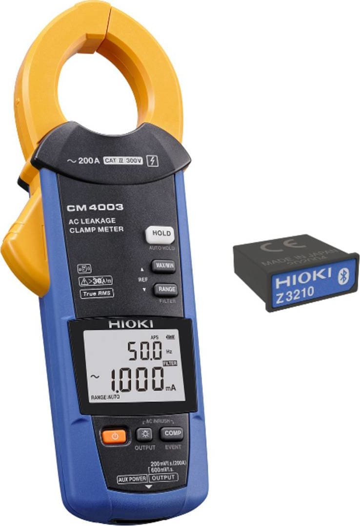 Hioki CM4003-90 - Leakage Clamp Meter (200 A AC) with Wireless Adapter