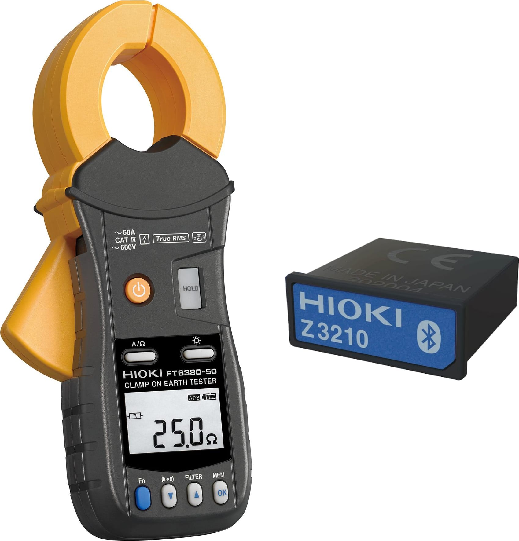 Hioki FT6380-50 kit - Wireless Clamp On Earth Tester with Hioki Z3210