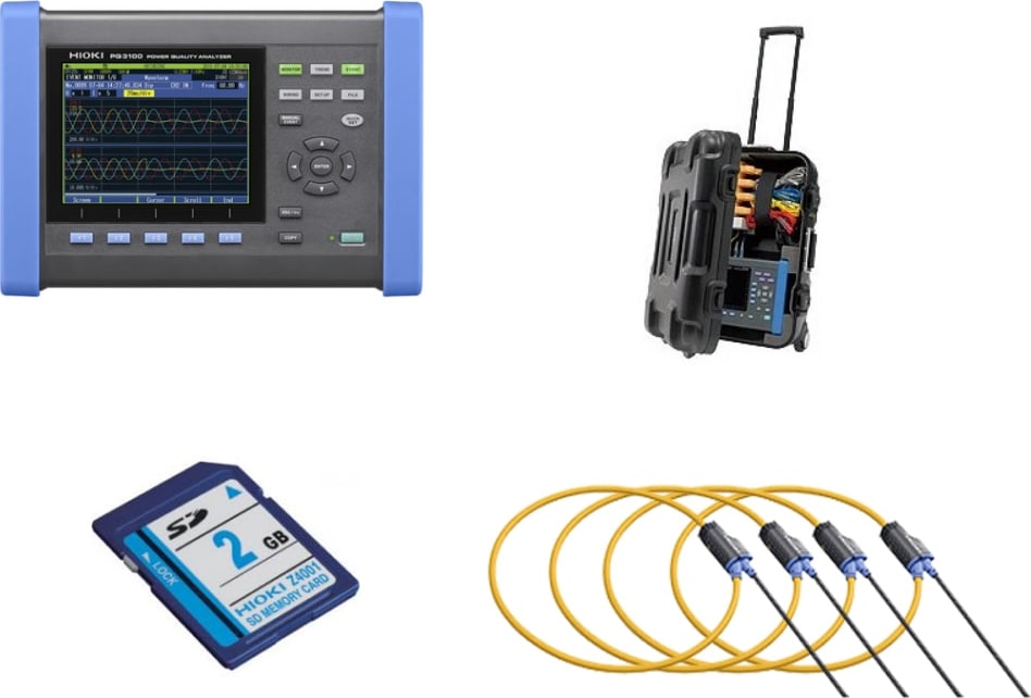 Hioki PQ310004/6000 KIT Power Quality Analyzer Kit TEquipment