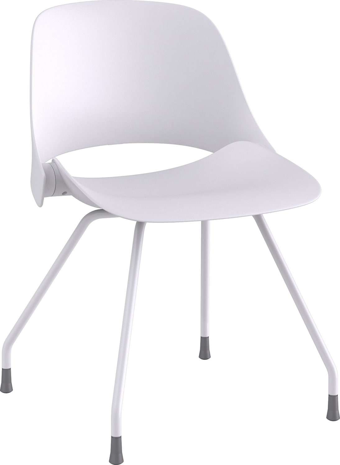 Humanscale T100www G Trea Office Chair White Four Leg Base Touchboards