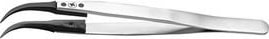 Ideal-Tek 464TW625 - 7CPR.SA.1 Swiss High Precision Tweezers w/Curved PEEK Tips