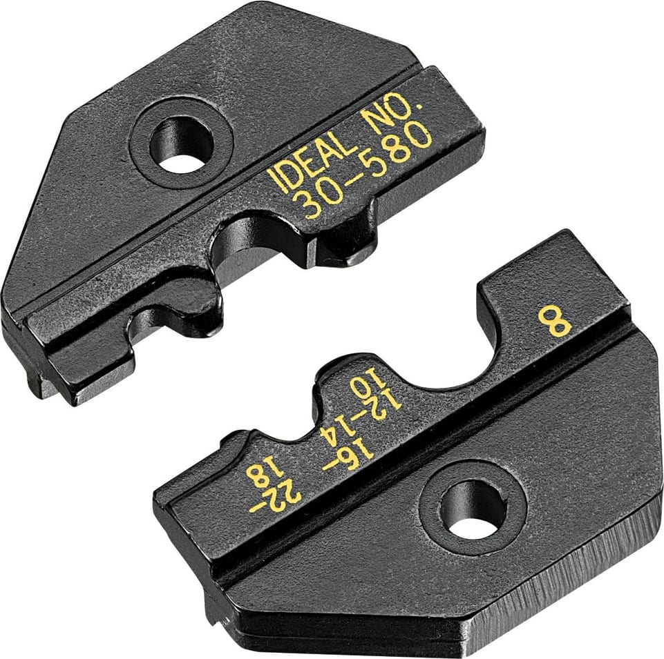 Ideal 30-580 Die Set, Non-Insulated Terminals