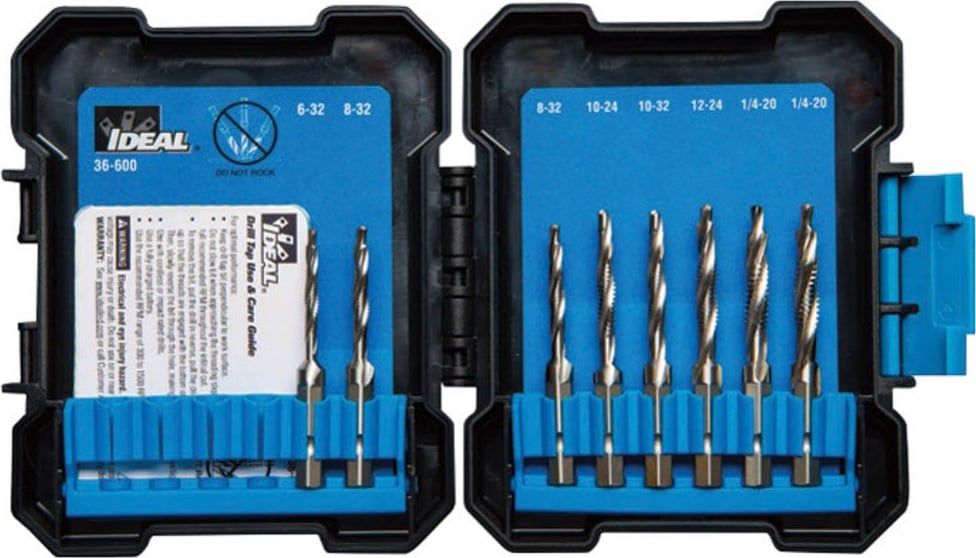 Ideal 36-600 Drill Taps with Smoothstart Tip