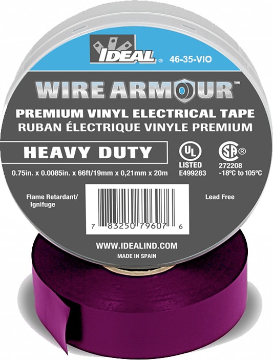 Ideal 46-35-VIO Vinyl Color Coding Tape