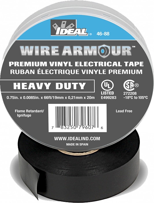 Ideal 46-88-Black Vinyl Color Coding Tape