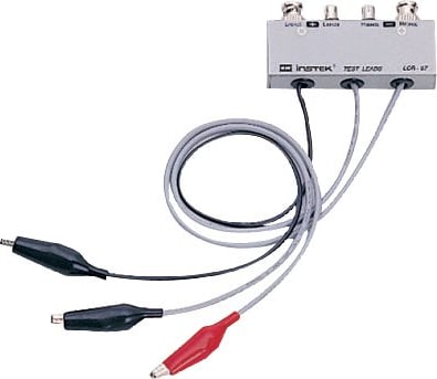 Instek LCR-07 Test Fixture, 2 Wire, Alligator Clip