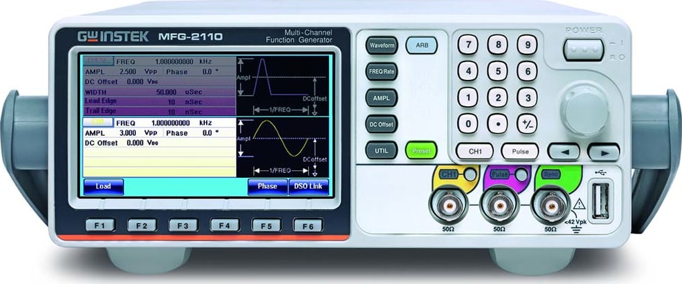 Instek MFG-2110 10MHz Single Channel Arbitrary Function Generator