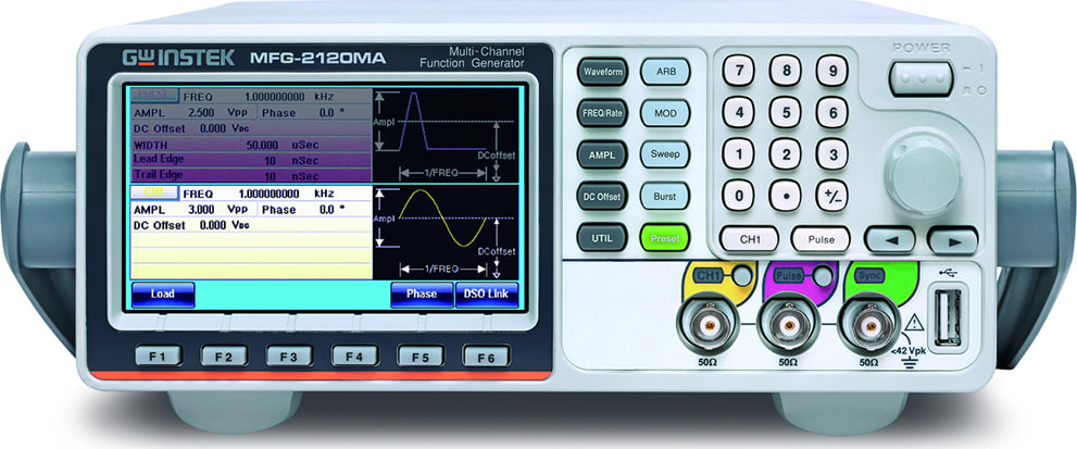 Instek MFG-2120MA 20MHz Single Channel Arbitrary Function Generator