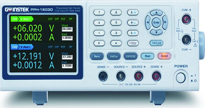 Instek PPH-1503D High Precision Dual Channel Output DC Power Supply