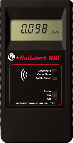 International Medcom Radalert 100X Nuclear Radiation Monitor