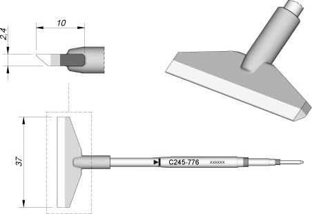 JBC C245776 Cartridge Blade 37mm