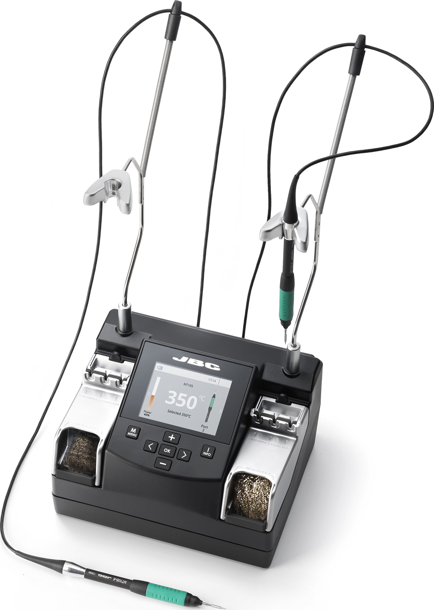 JBC NANE-1B - Nano Soldering Station with Two NT105-A Handles