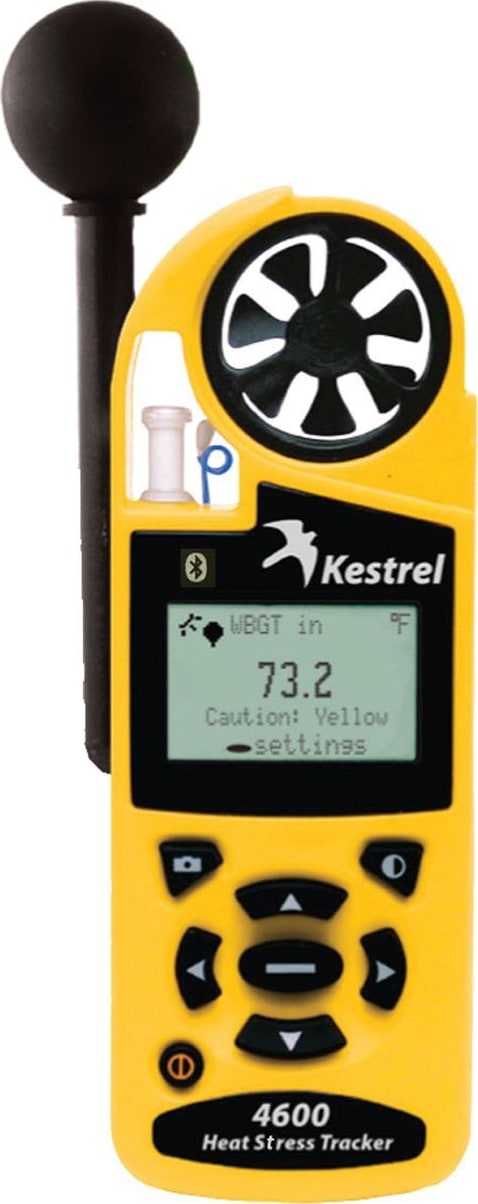 Kestrel 4600BT Heat Stress Meter with Wind Direction, Settable Flags, Datalogging and Bluetooth