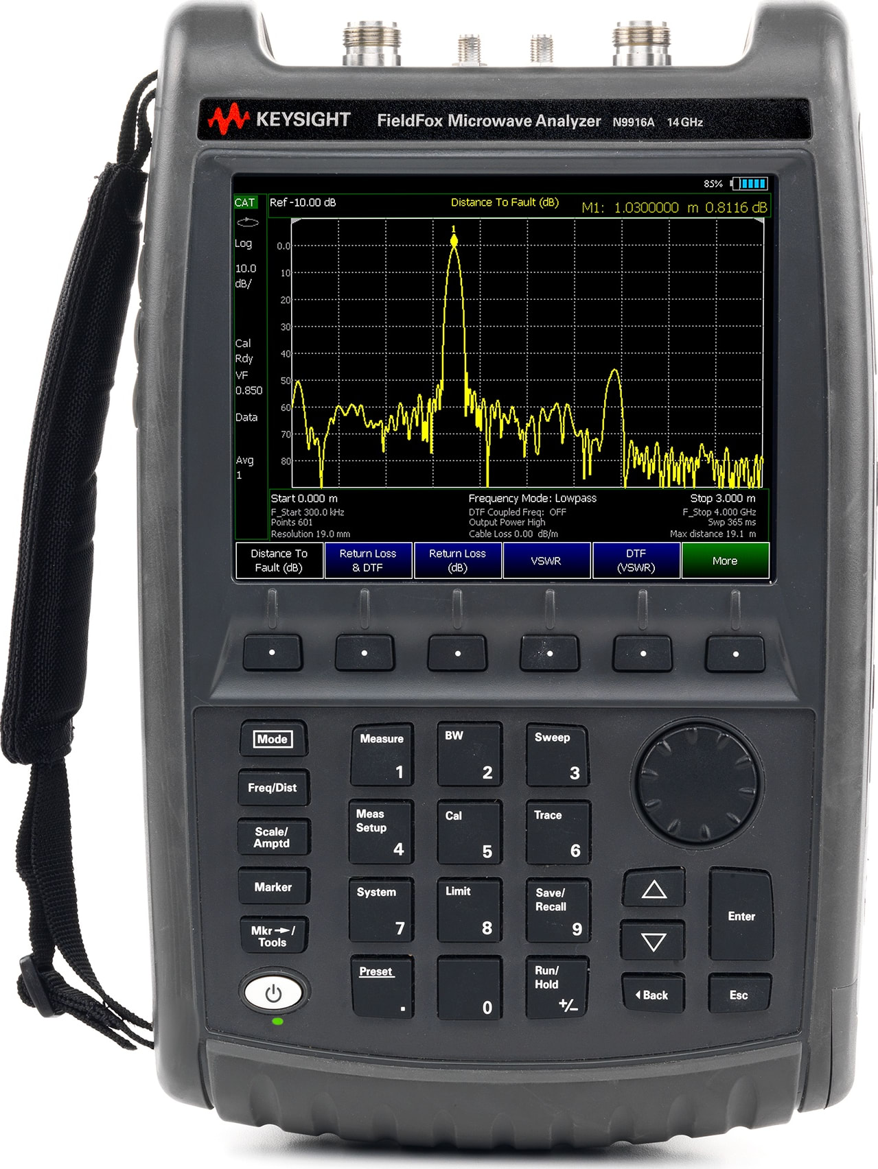 Keysight N9916A - FieldFox Handheld Combination Microwave Analyzer (14 GHz)