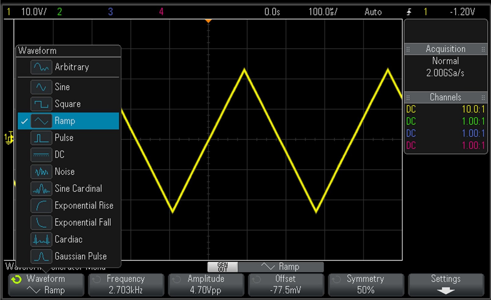 Keysight DSOX3WAVEGEN - Function/Arbitrary Waveform Generator Option for 3000 X Oscilloscopes