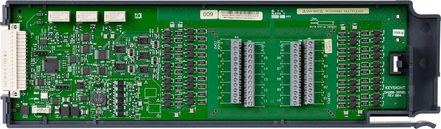 Keysight DAQM900A - 20 Channel Solid-State Multiplexer Module for DAQ970A and DAQ973A