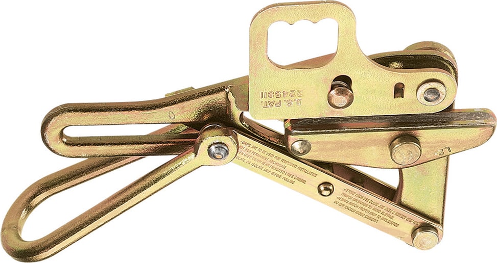 Klein Tools 1613-40H Chicago Grip - with Hot-Line Latch for Steel Stranded Cable