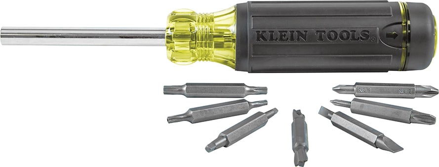 Klein Tools 32290 15-in-1 Multi-Bit Screwdriver with Tip Set