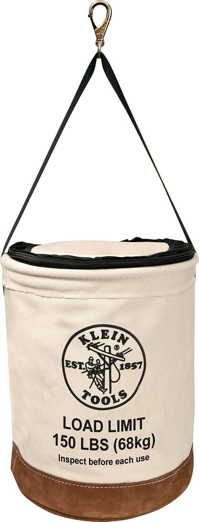 Klein Tools 5104CLR17 Heavy Duty Top Closing Bucket, 17" (432 mm)