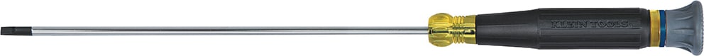 Klein Tools 614-6 Electronics Screwdriver, 1/8" (3 mm) Slotted, 6" (152 mm) blade