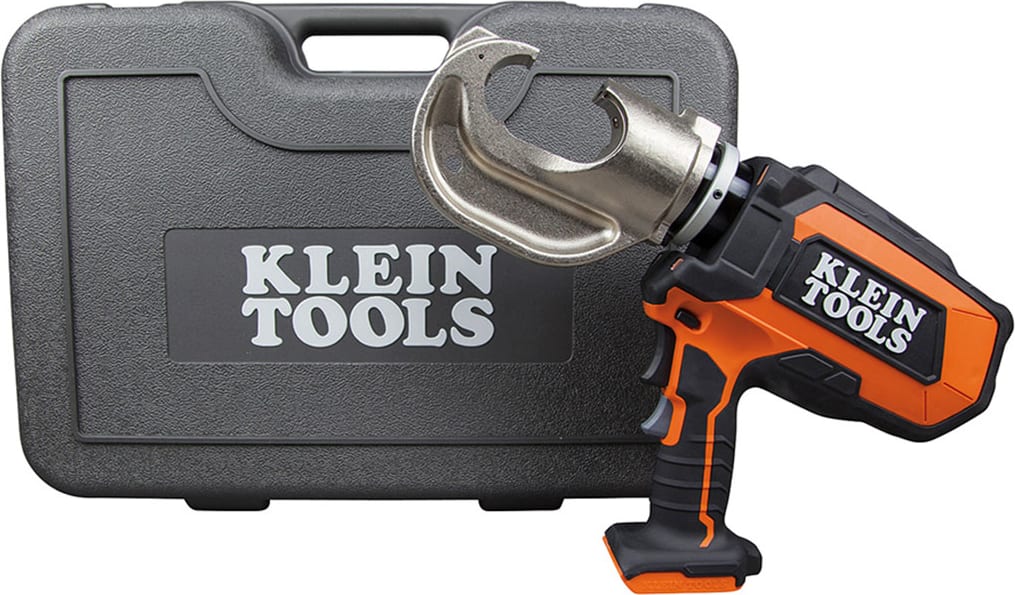 Klein Tools BAT20-12T165 Battery-Operated 12-Ton Crimper with Case