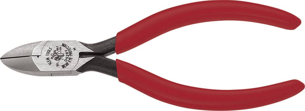 Klein Tools D528V Diagonal Bell-System Pliers - "W" And "V" Notches