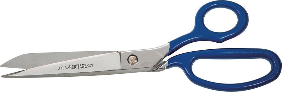 Klein Tools 209-BLU-P Bent Trimmer with Blue Coating, 9 inch