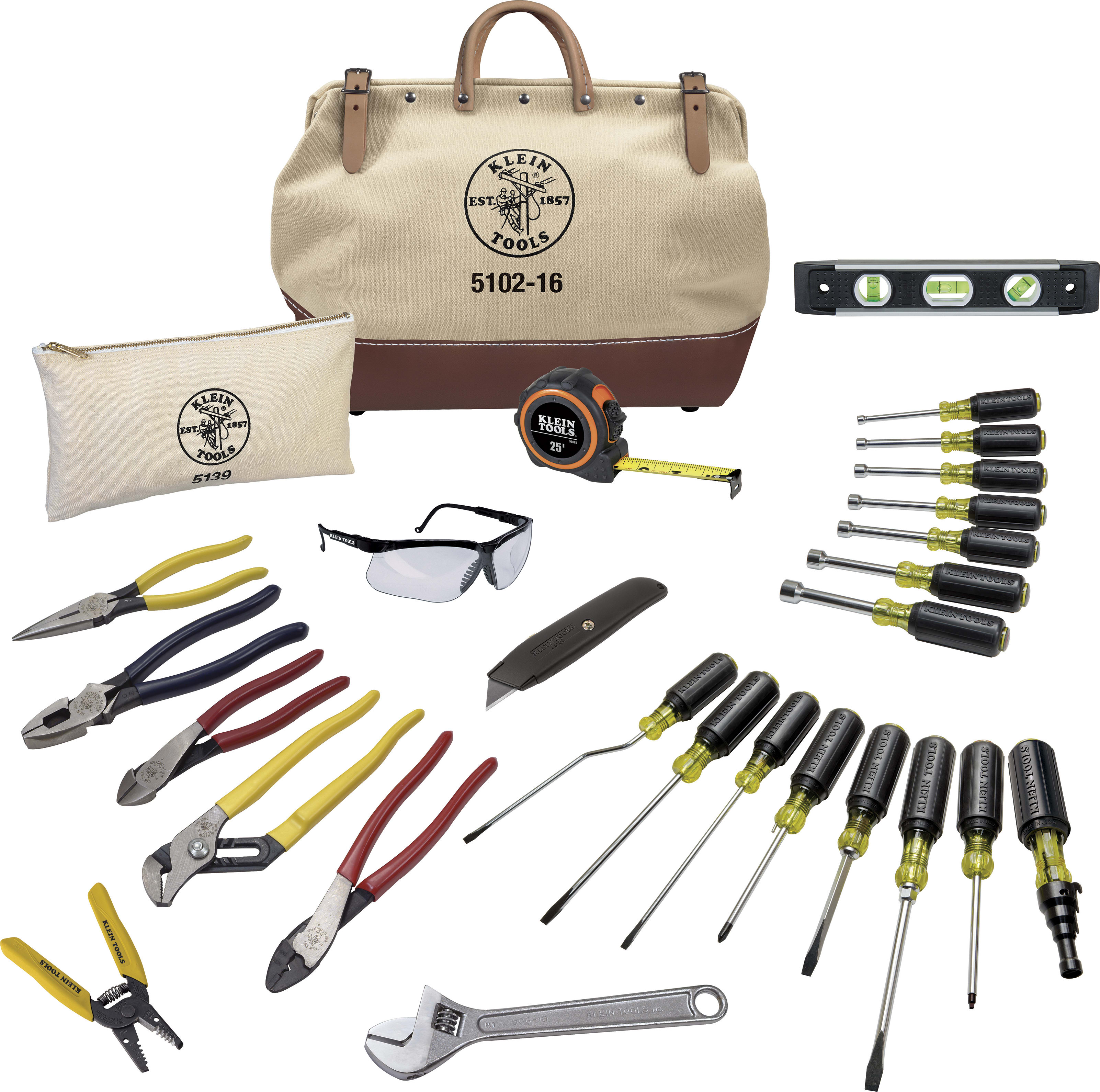 Klein Tools 80028 Electrician Tool Set Tequipment